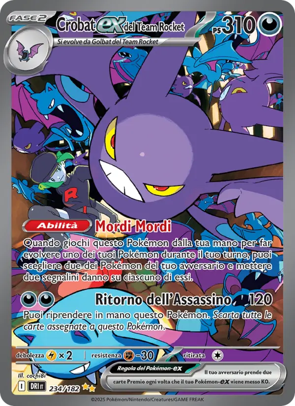 Crobat-ex del Team Rocket card image