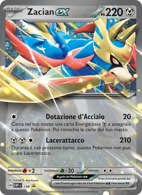 Zacian-ex card image