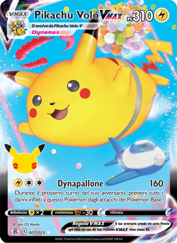 Pikachu Volo VMAX card image