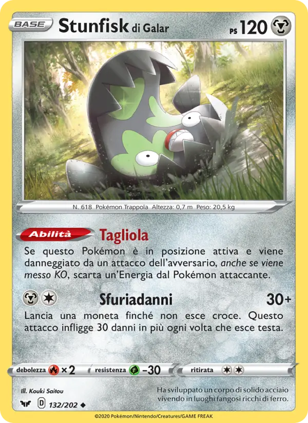 Stunfisk di Galar card image