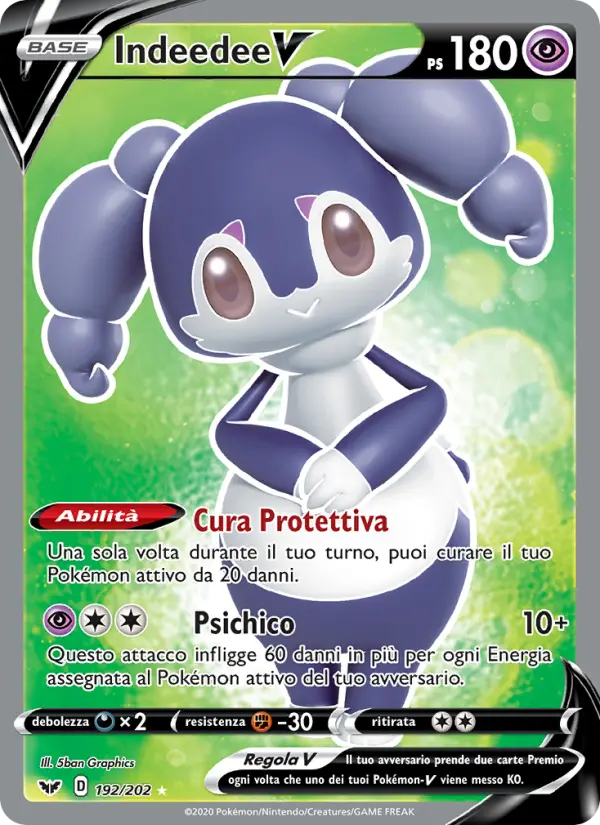 Indeedee V card image