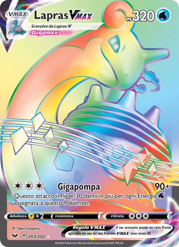 Lapras VMAX card image