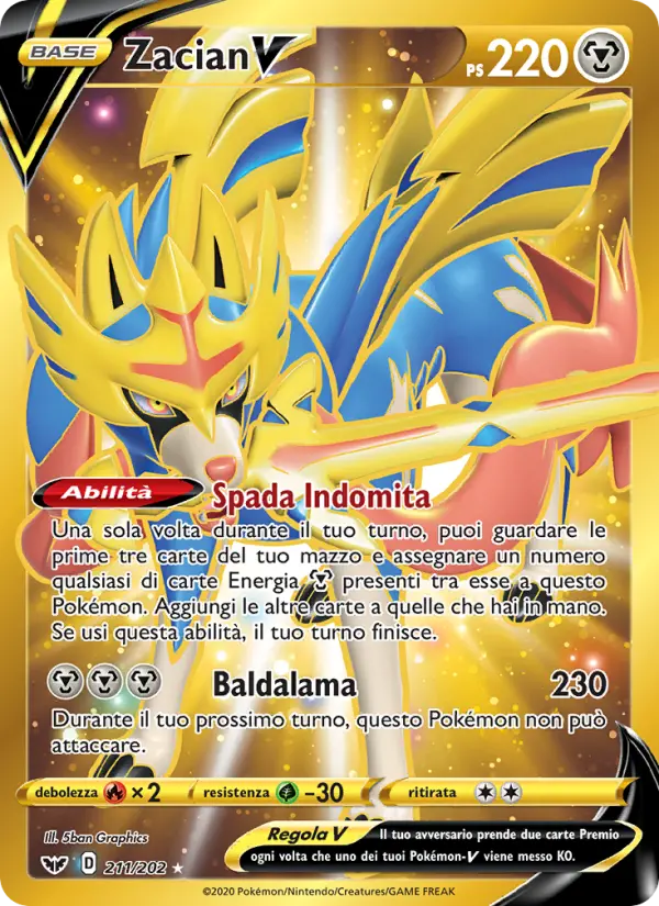 Zacian V card image
