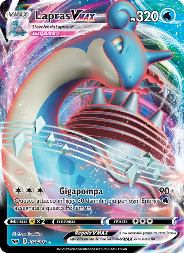 Lapras VMAX card image