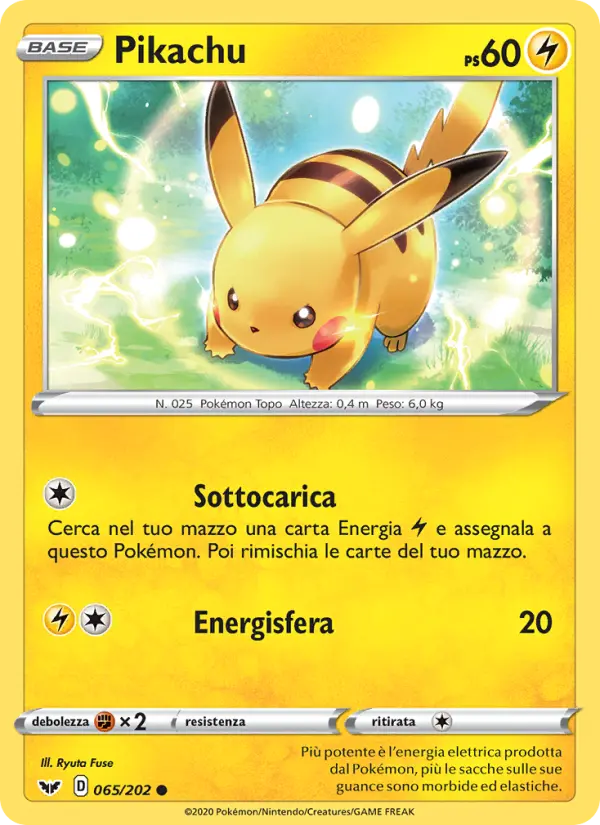 Pikachu card image