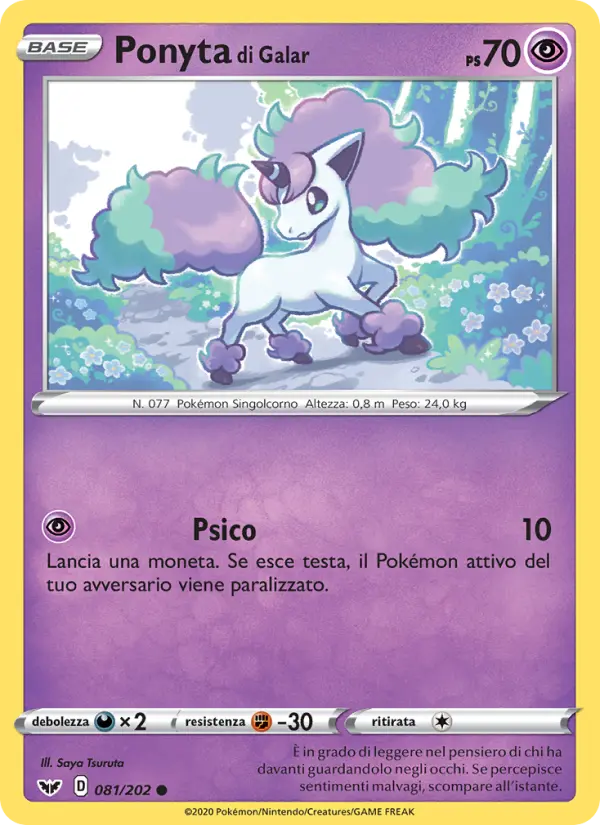 Ponyta di Galar card image