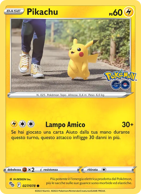 Pikachu card image
