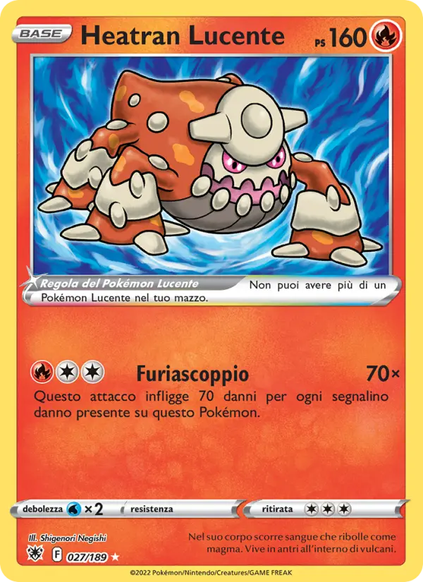 Heatran Lucente card image