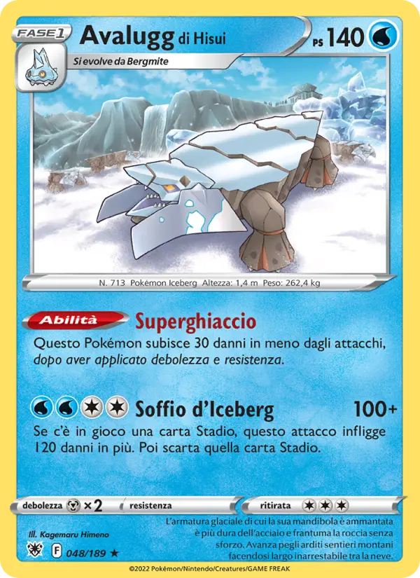 Avalugg di Hisui card image