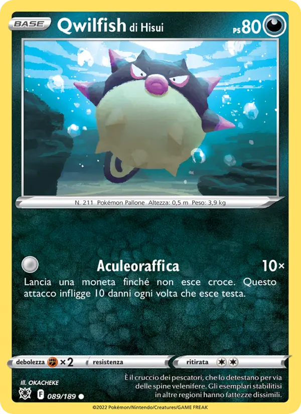 Qwilfish di Hisui card image