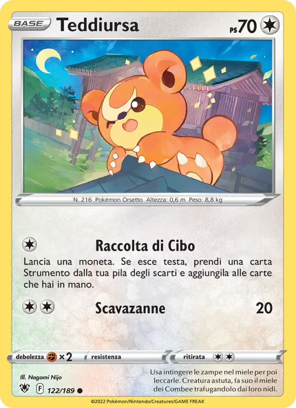 Teddiursa card image
