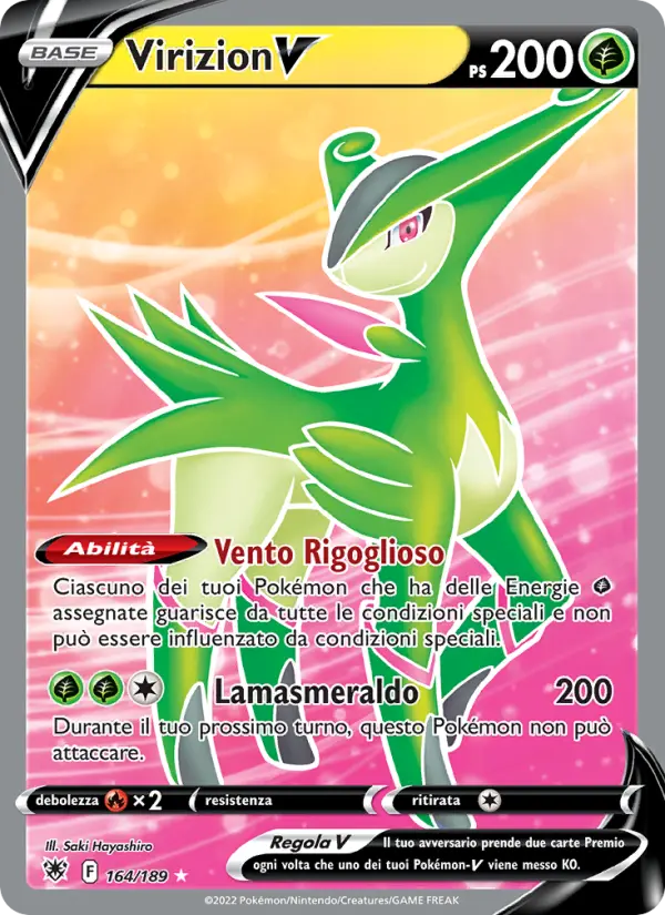 Virizion V card image
