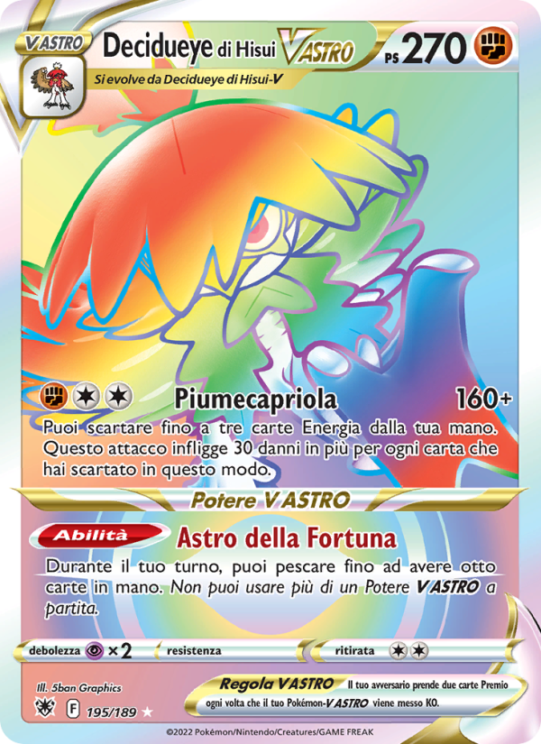 Decidueye di Hisui V ASTRO