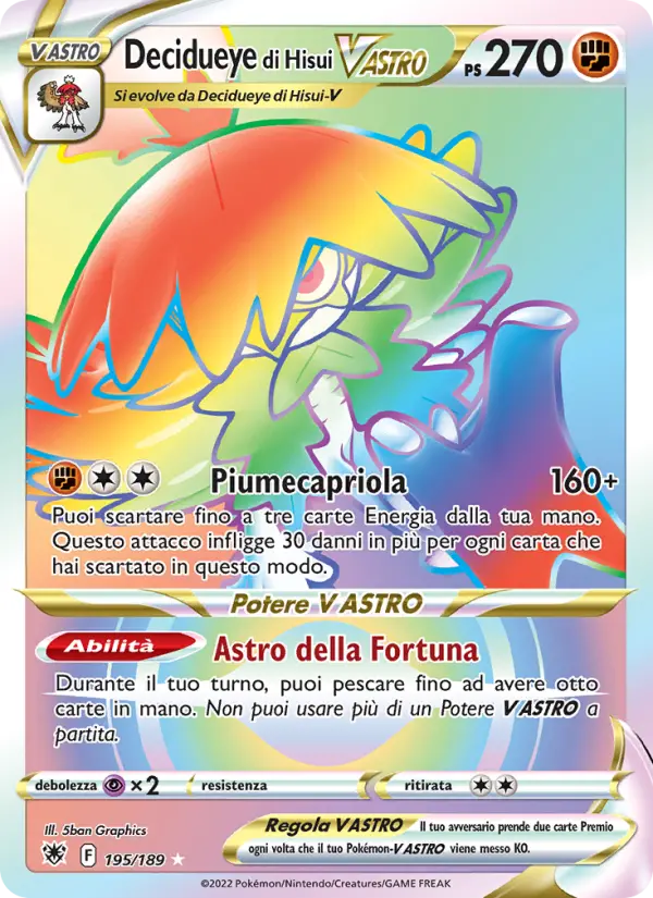Decidueye di Hisui V ASTRO card image
