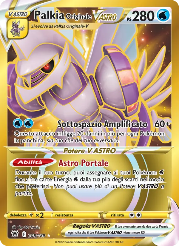Palkia Originale V ASTRO card image
