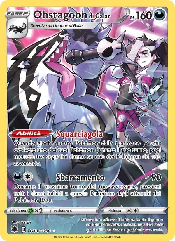 Obstagoon di Galar card image