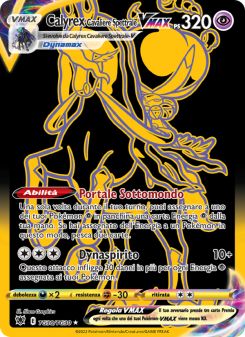 Calyrex Cavaliere Spettrale VMAX