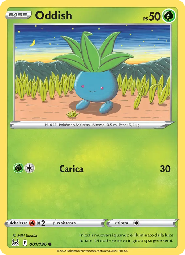 Oddish card image