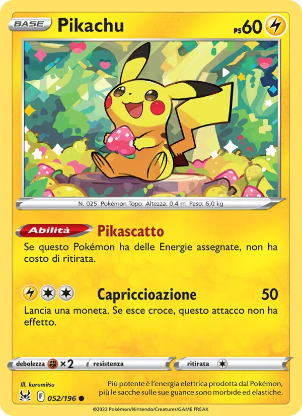 Pikachu card image