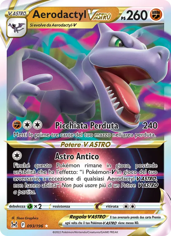 Aerodactyl V ASTRO card image