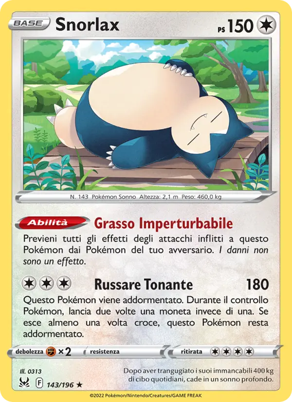 Snorlax card image