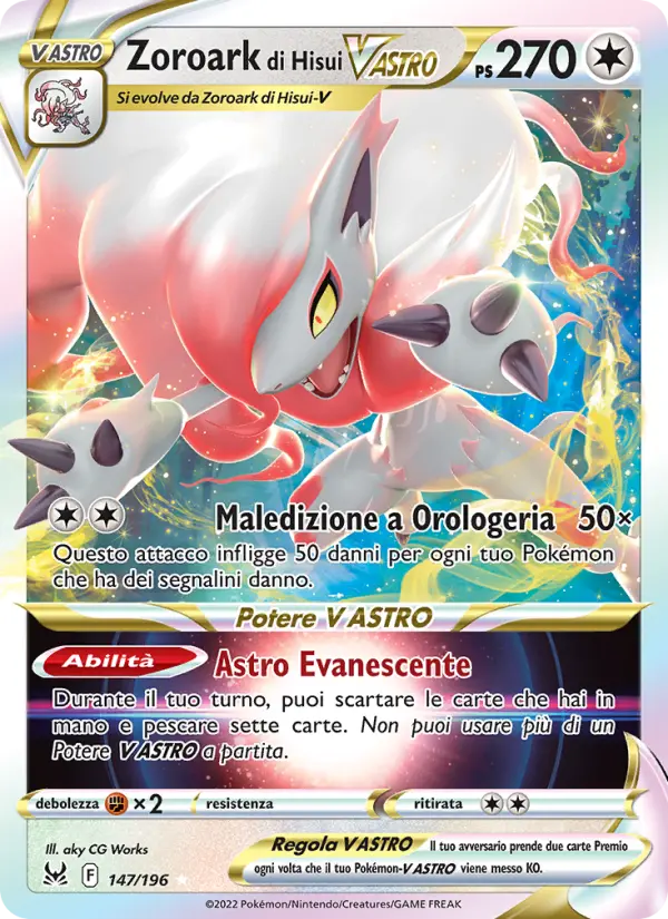 Zoroark di Hisui V ASTRO card image