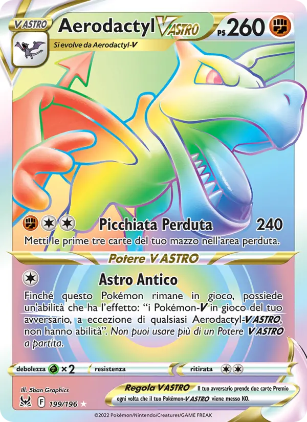 Aerodactyl V ASTRO card image