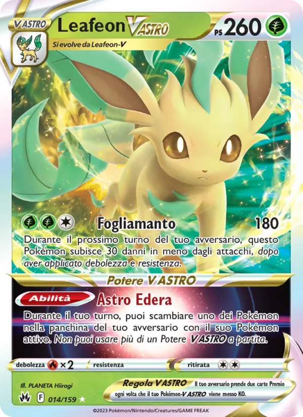 Leafeon V ASTRO card image