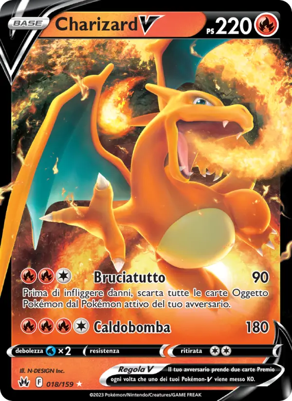 Charizard V card image