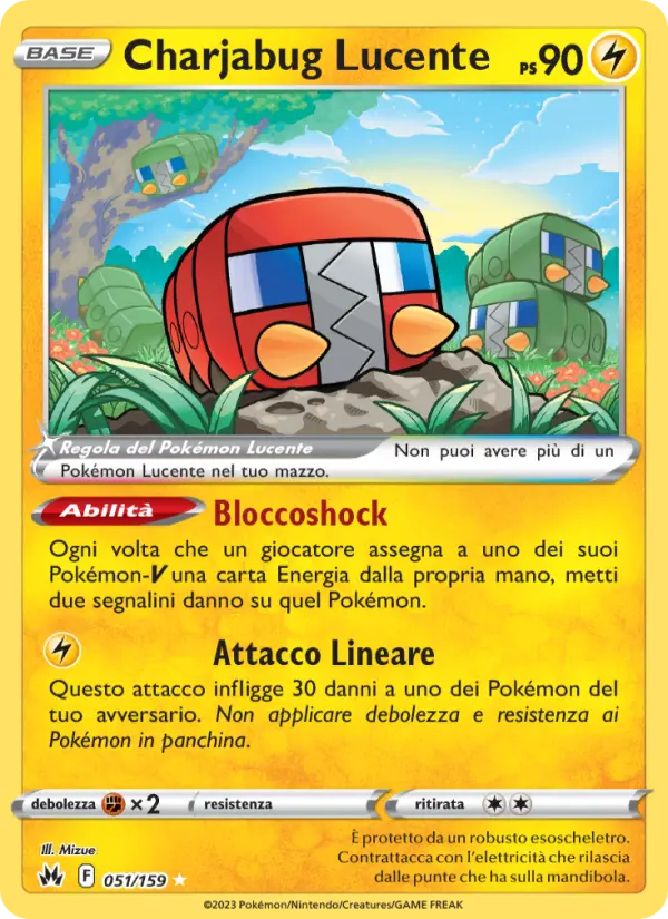 Charjabug Lucente card image
