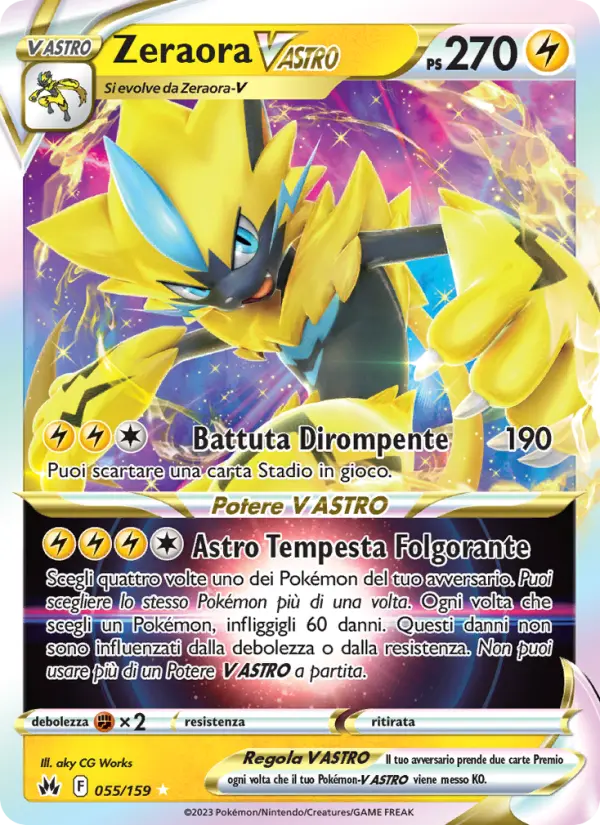 Zeraora V ASTRO card image