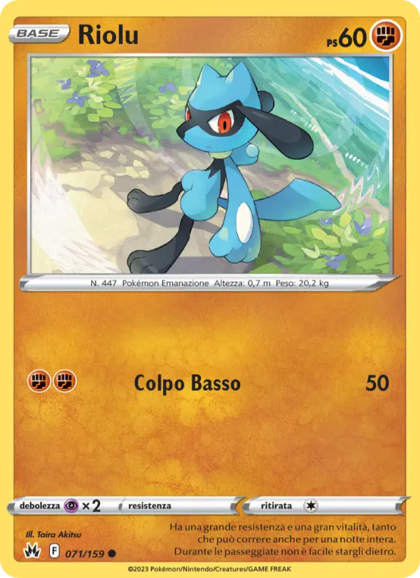 Riolu card image