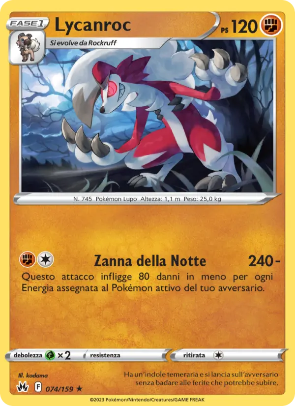 Lycanroc card image