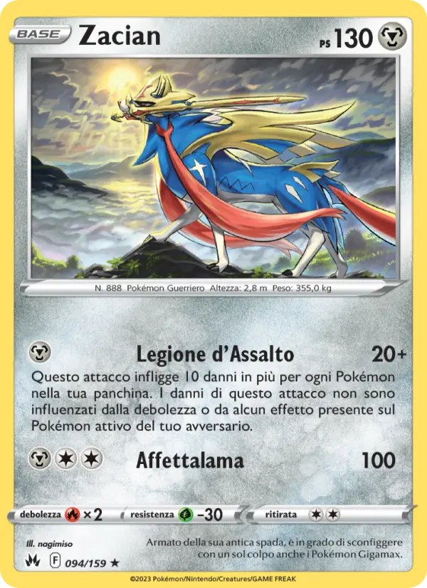 Zacian card image