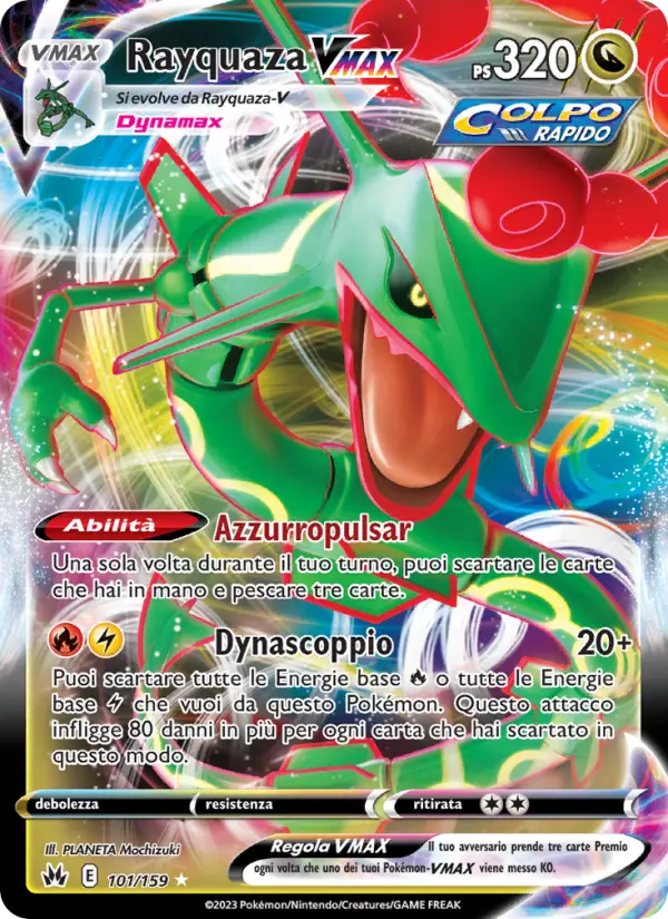 Rayquaza VMAX card image