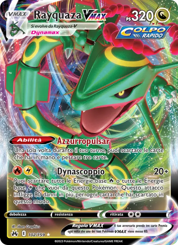 Rayquaza VMAX card image