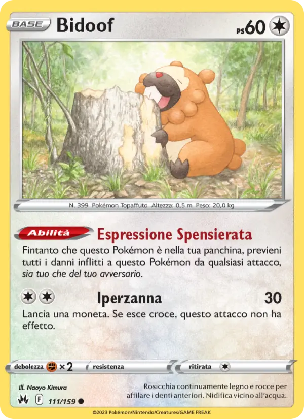 Bidoof card image
