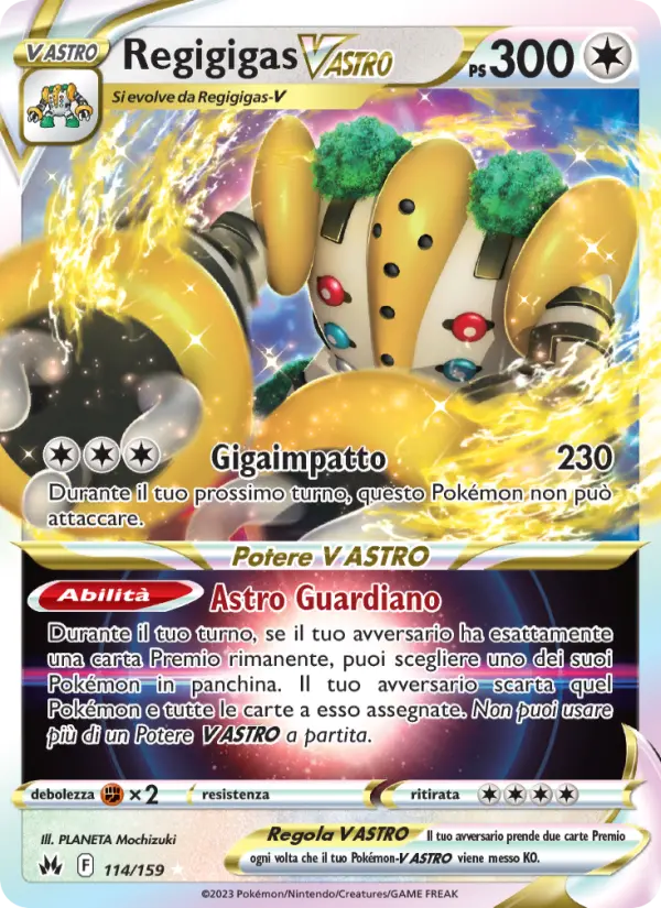 Regigigas V ASTRO card image