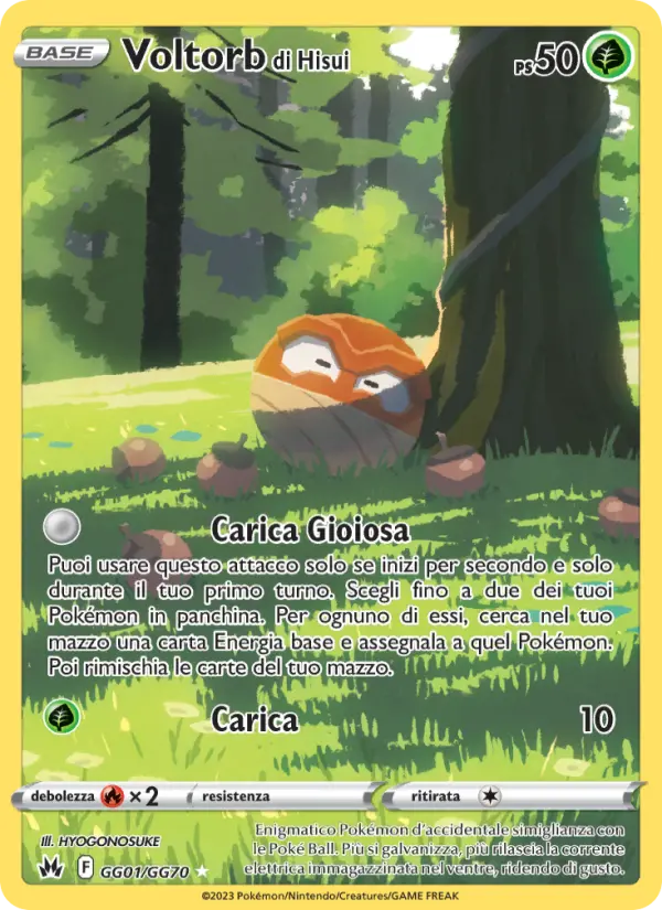 Voltorb di Hisui card image