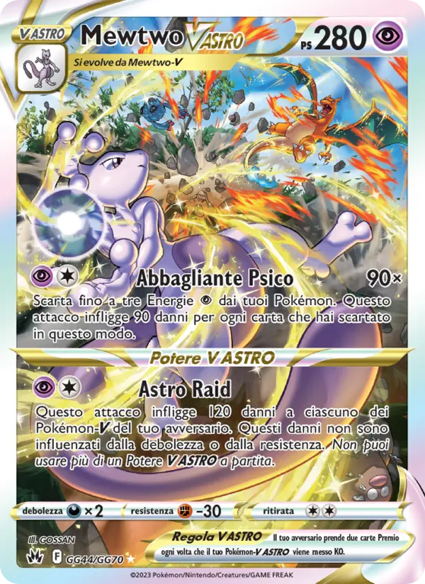 Mewtwo V ASTRO card image