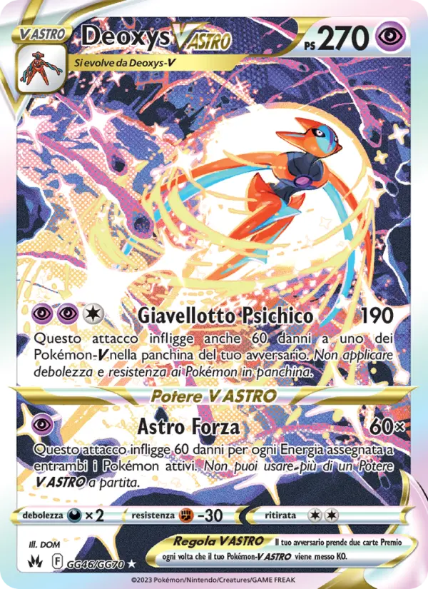Deoxys V ASTRO card image
