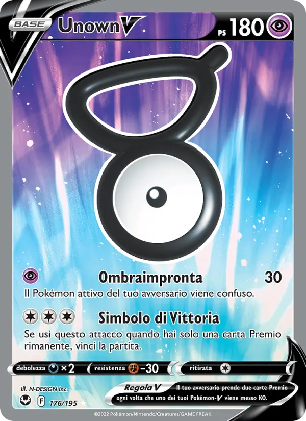 Unown V card image