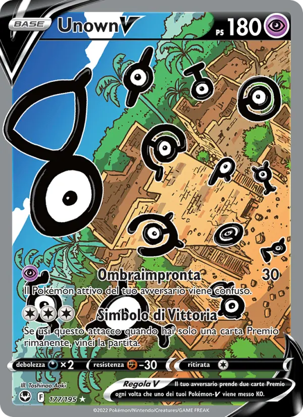 Unown V card image