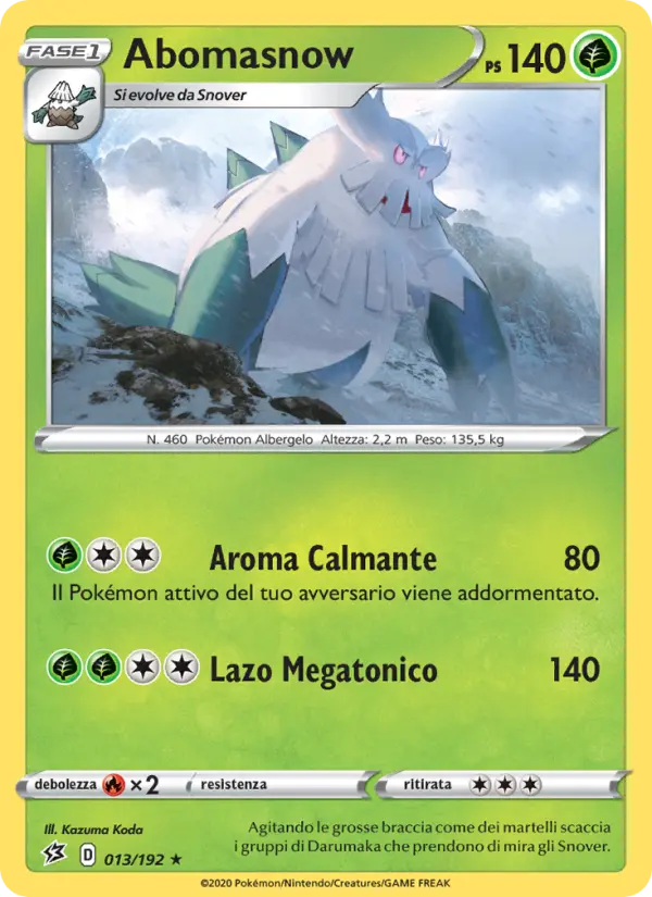 Abomasnow card image