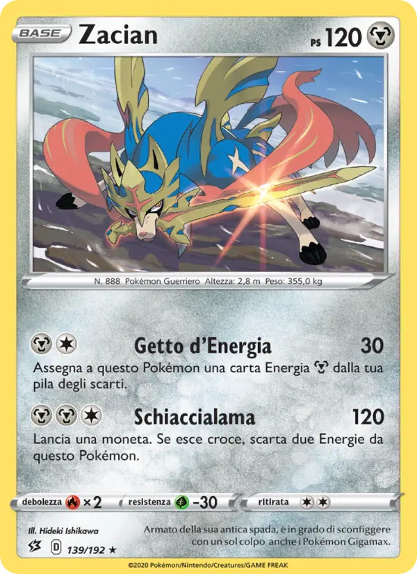 Zacian card image