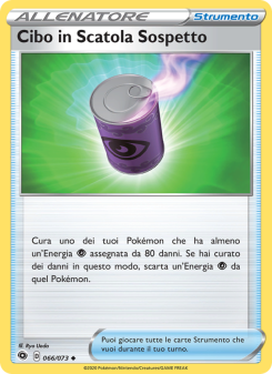 Cibo in Scatola Sospetto