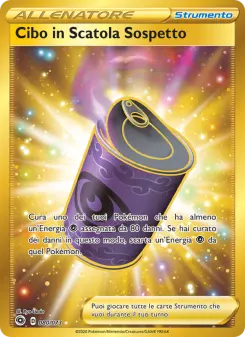 Cibo in Scatola Sospetto