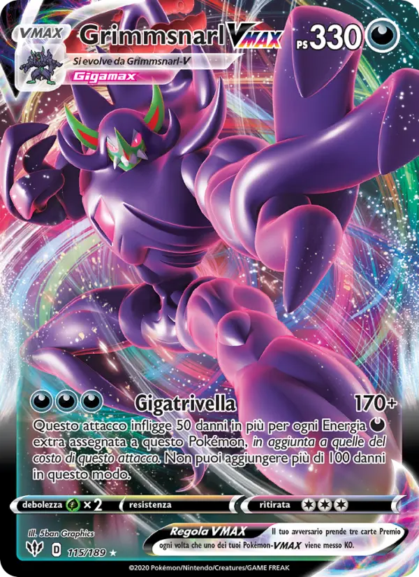 Grimmsnarl VMAX card image
