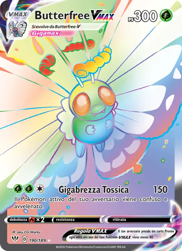 Butterfree VMAX card image