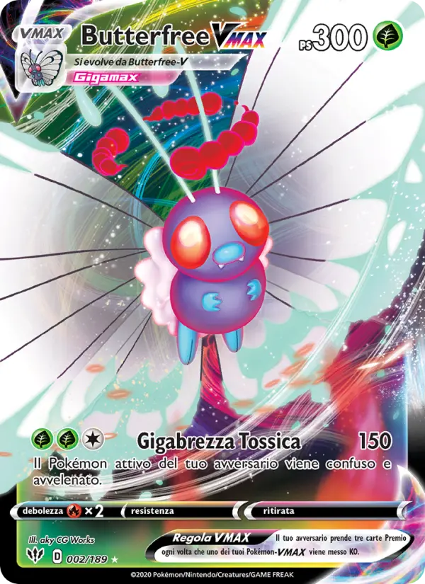 Butterfree VMAX card image